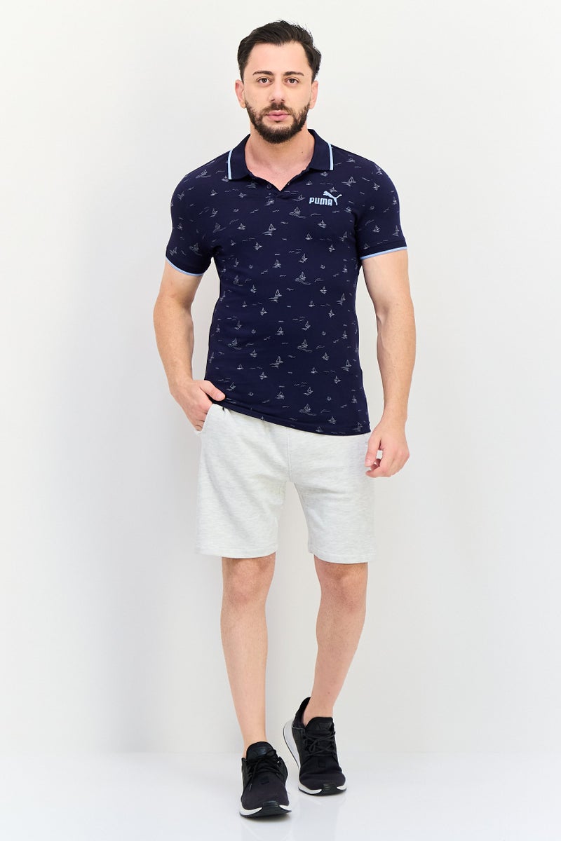 PUMA تي شيرت بولو قصير الأكمام للرجال، ملابس رياضية، فيت، خارجي، متعدد الألوان - Image 2